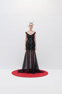 Lace And Chiffon Dress