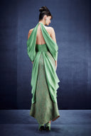 Lace Dress with Shawl