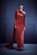 One Shoulder Maxi Dress