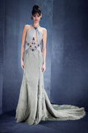 Halter Neck Maxi Gown