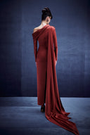 One Shoulder Maxi Dress