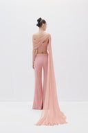 Draped Asymmetric Bustier