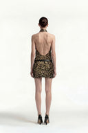 Emroidered Sequin Mini Dress