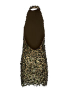 Emroidered Sequin Mini Dress