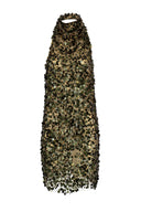 Emroidered Sequin Mini Dress