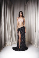 Pleated Chiffon Skirt