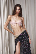 Pleated Chiffon Skirt