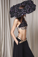 Embroided One Shoulder Top