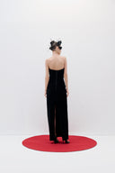 Velvet Sequin Maxi Dress