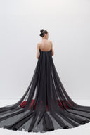 Embroidered Cape Dress