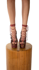 Printed Platform Pumps