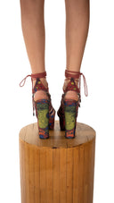 Printed Platform Pumps