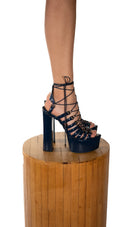 Latex Platform Pumps