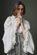 White Oversize Blouse