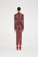 Embroidered Midi Dress