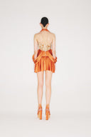 Halter Neck Corset Mini Dress