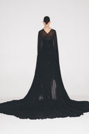 Strapless Embroidered Dress