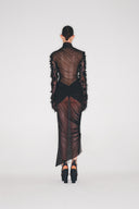Gloved Midi Dress