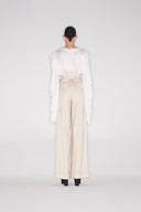 Beige Corset Pants