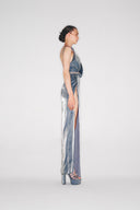 V-Neck Cut-Out Maxi Dress