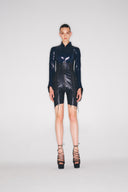 Vegan Leather Shorts