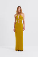 Halter Neck Maxi Dress