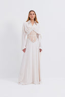 Corseted Maxi Shirt Dress