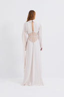 Corseted Maxi Shirt Dress