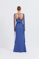 Cut-Out Halter Neck Maxi Dress